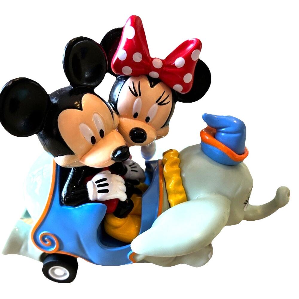 Disney Parks Exclusive Minnie and Mickey Dumbo Pull Back Toy Car Ride Collectors